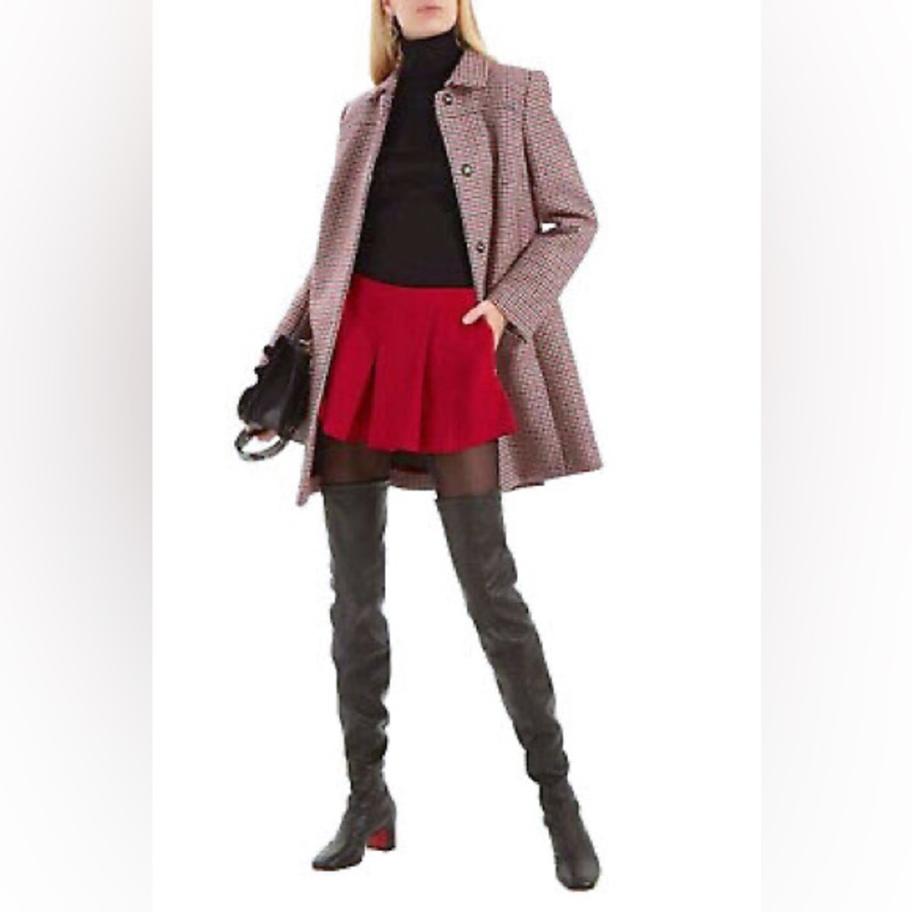 Christian Louboutin Sursamoto Black Leather Napa Red Sole Over-The-Knee Boot 38